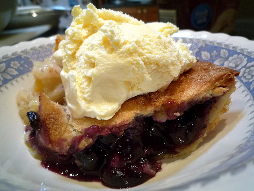 Blueberry pie